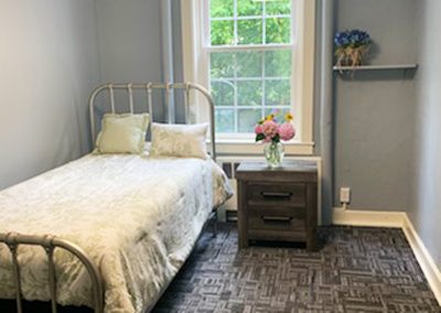 lovely bedroom - client bedroom - French Creek Recovery Center - PA residential drug and alcohol rehab