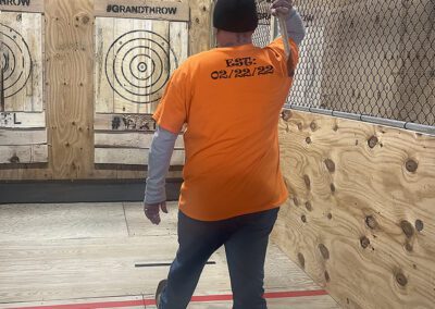 Ax Throwing in Grand Island New York.